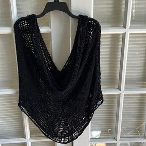 Black Vera Wang shawl / scarf